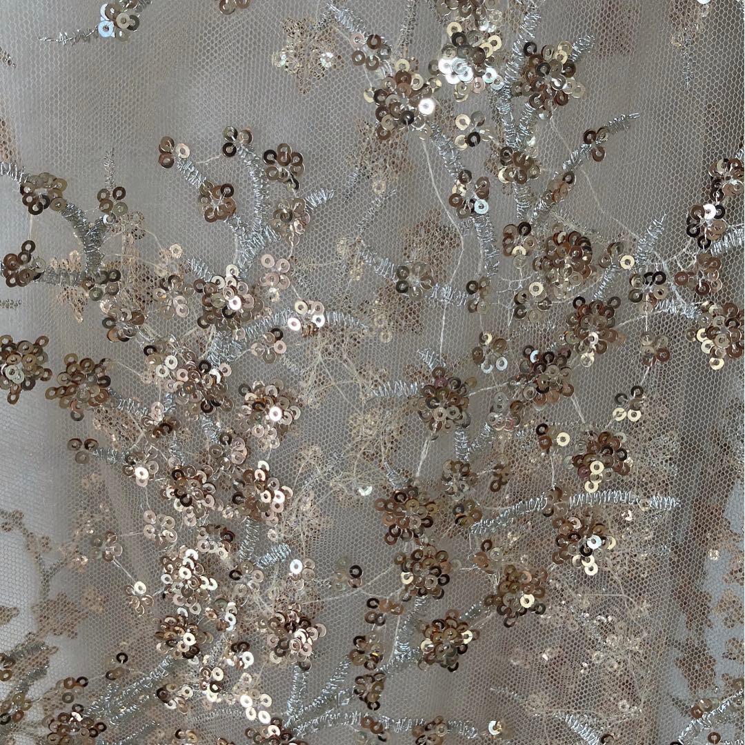 yae ヤエ Flower spangle camisole dress