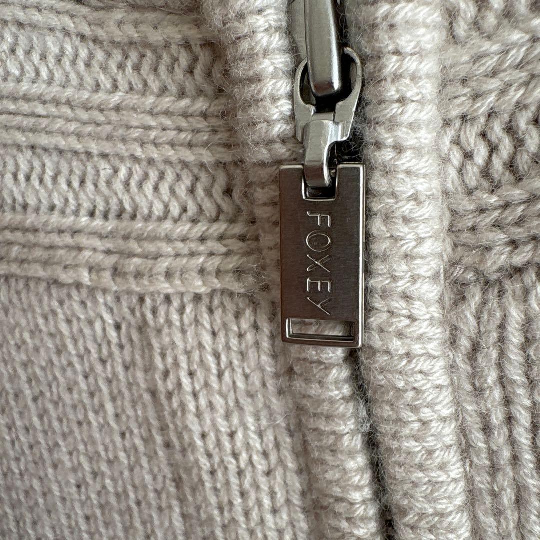 フォクシー　カシミヤ100% パーカー　40