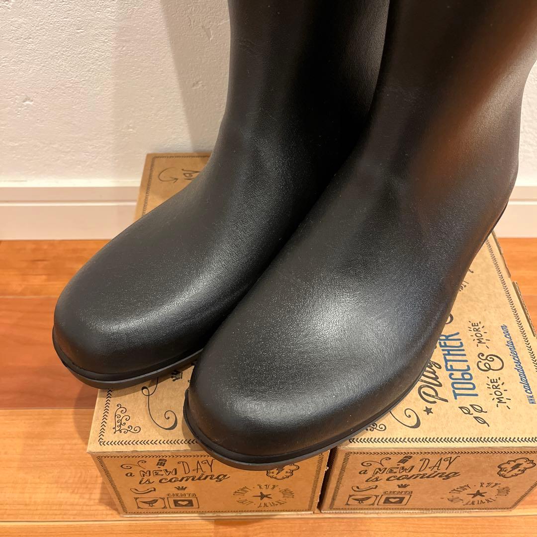 お約束済み❣️AIGLE エーグル　レインブーツ　ロングブーツ　ヒール　38