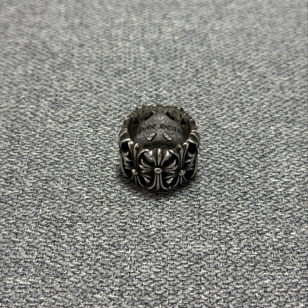 d*e様 極美品　インボイス原本　クロムハーツ　セメタリークロスリング　18号