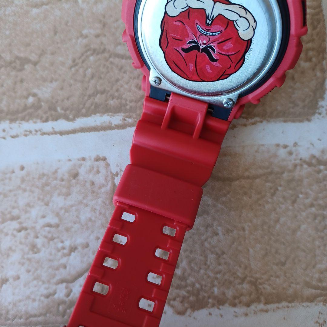 CASIO G-SHOCKジーショック腕時計 紅レッド　男梅コラボカラー