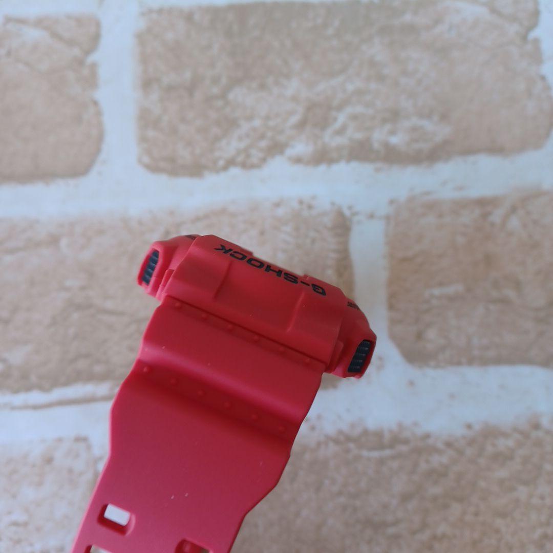 CASIO G-SHOCKジーショック腕時計 紅レッド　男梅コラボカラー