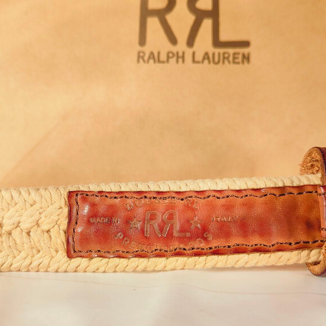 【極美品】RRL　RALPH LAUREN　高級ドレスベルト イタリア製 正規品