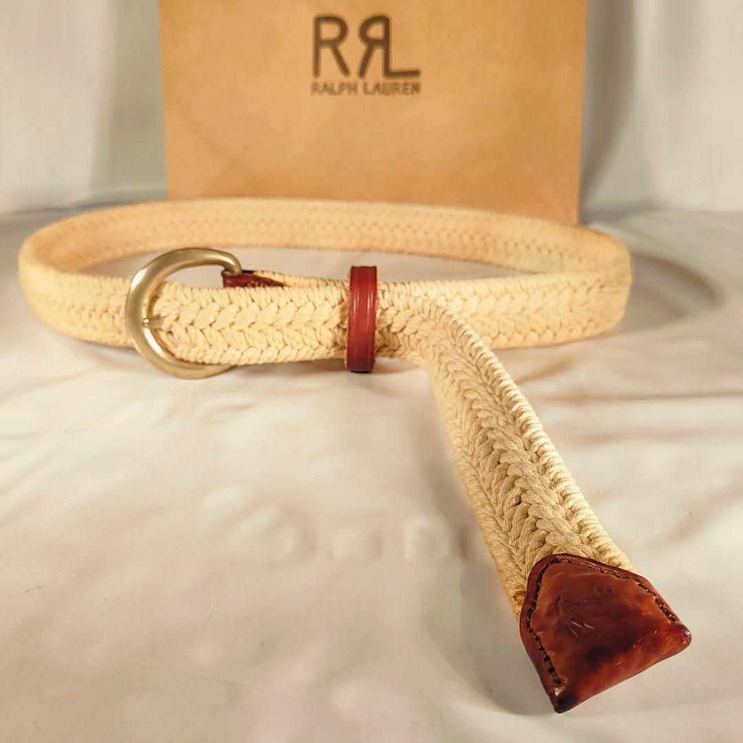 【極美品】RRL　RALPH LAUREN　高級ドレスベルト イタリア製 正規品