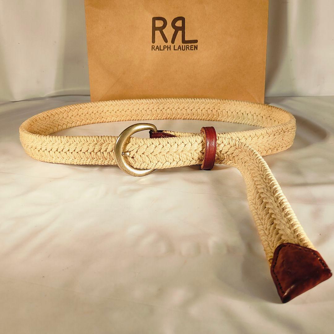 【極美品】RRL　RALPH LAUREN　高級ドレスベルト イタリア製 正規品