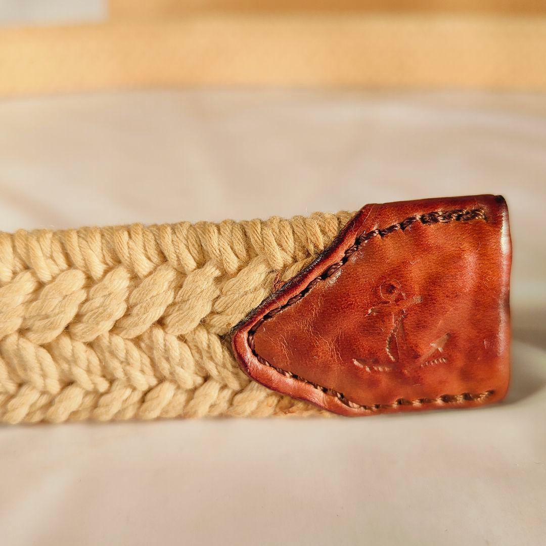 【極美品】RRL　RALPH LAUREN　高級ドレスベルト イタリア製 正規品