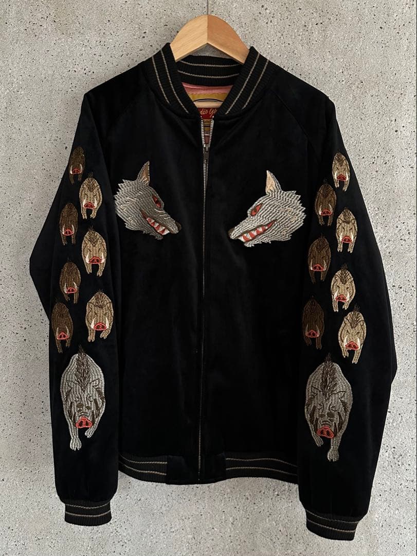 スタジオジブリ もののけ姫 スカジャン L GBL