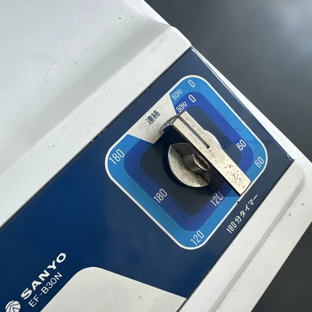 ヴィンテージ　SANYO スタンドファン 青 3枚羽根