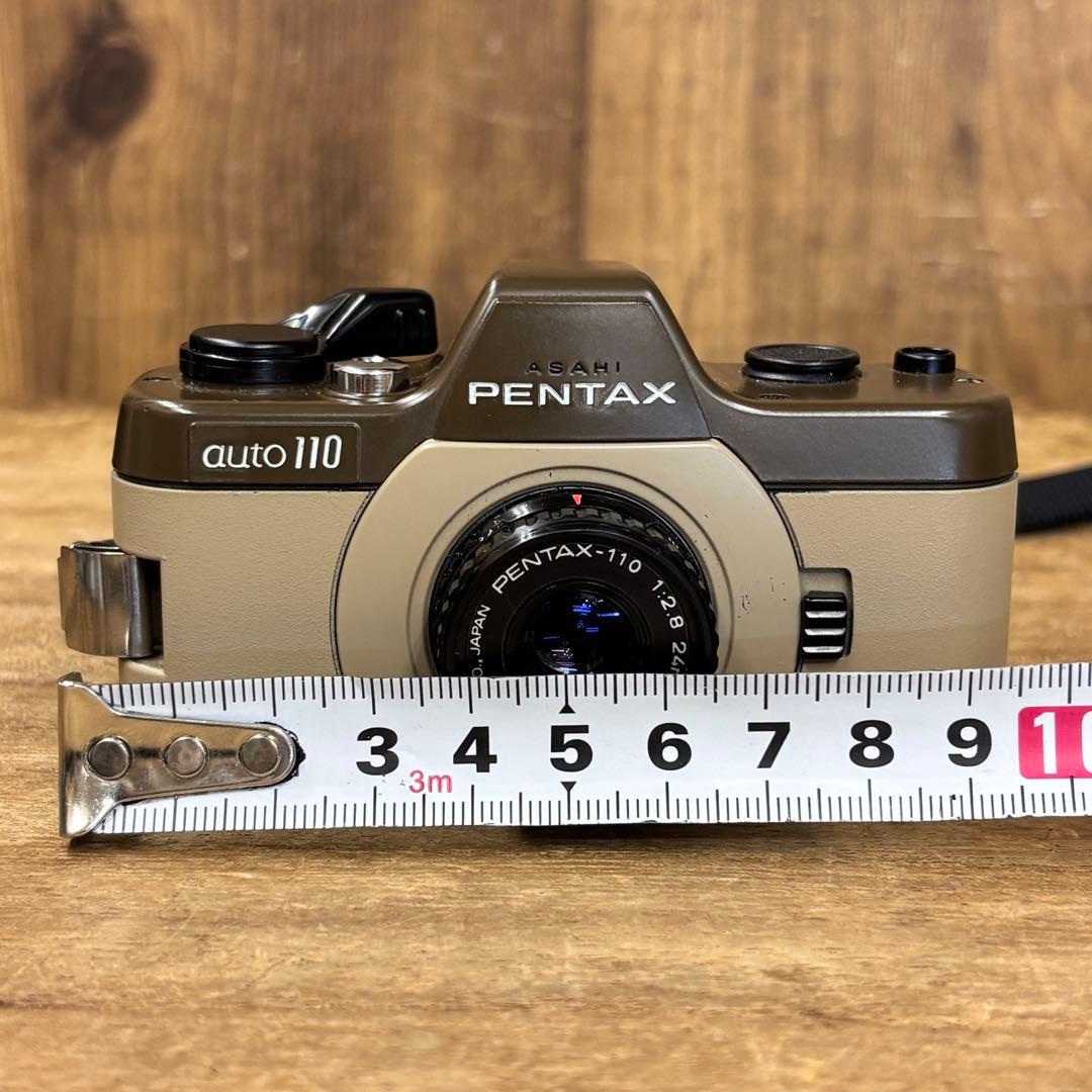 PENTAX ペンタックス auto110 ブラウン　24mm フィルムカメラ