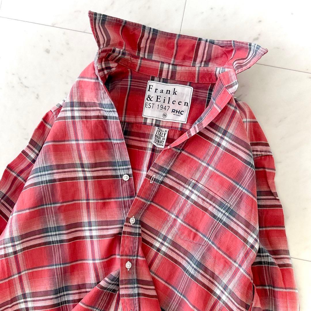 美品 フランク&アイリーン EILEEN ロンハーマン別注 スキッパーシャツ