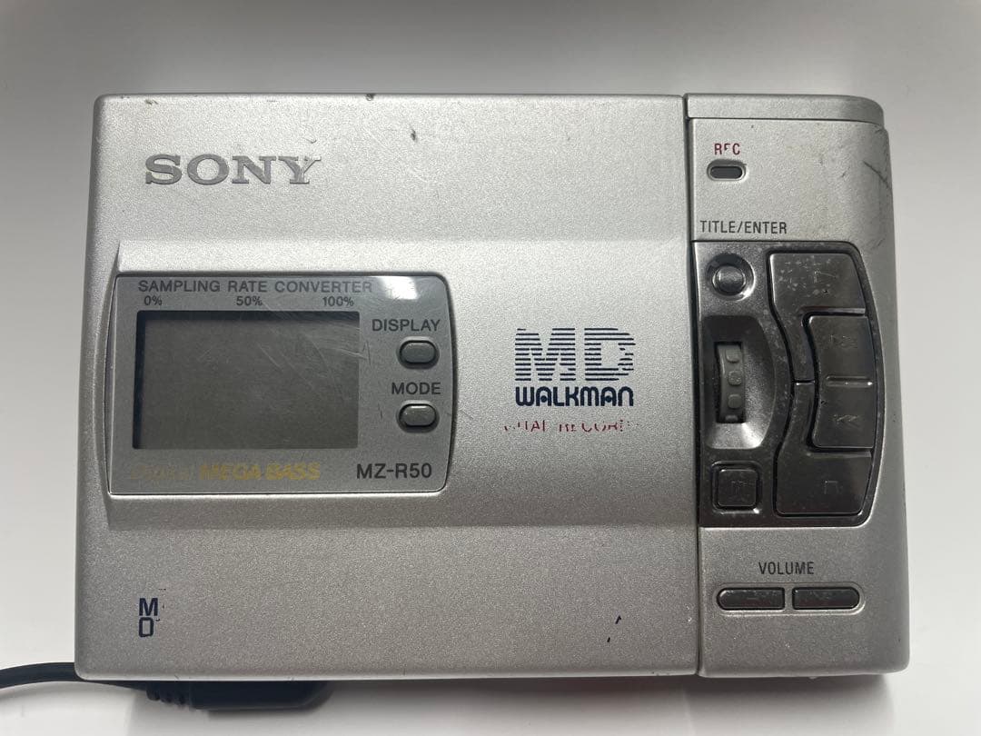 SONY ソニー MDウォークマン MZ-R50 ACアダプター付き