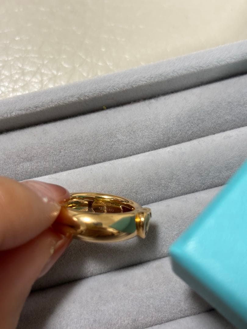 Tiffany & Co. フレンドジップ　ペリドットリング