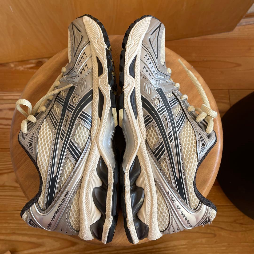 アシックス ゲルカヤノ14 オイスター　25 gel Kayano