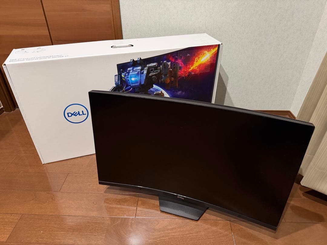 DELL 27インチ 1500R曲面モニター 本体