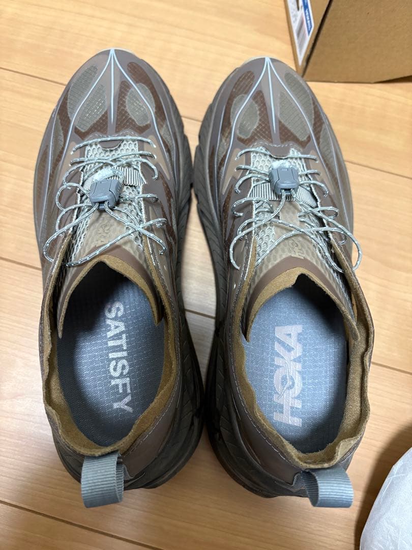 HOKA × SATISFY Mafate Speed 4 Lite STSFY