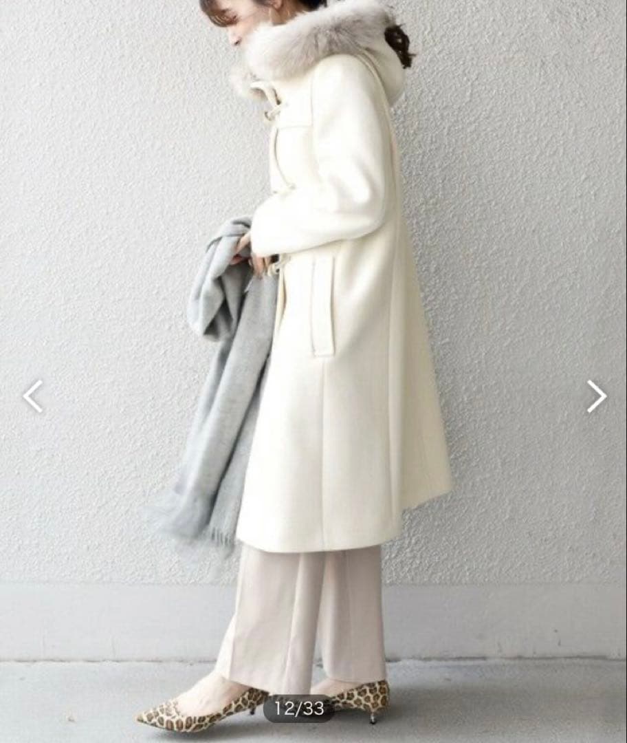 シップス　SHIPS メルトンファーダッフル コート