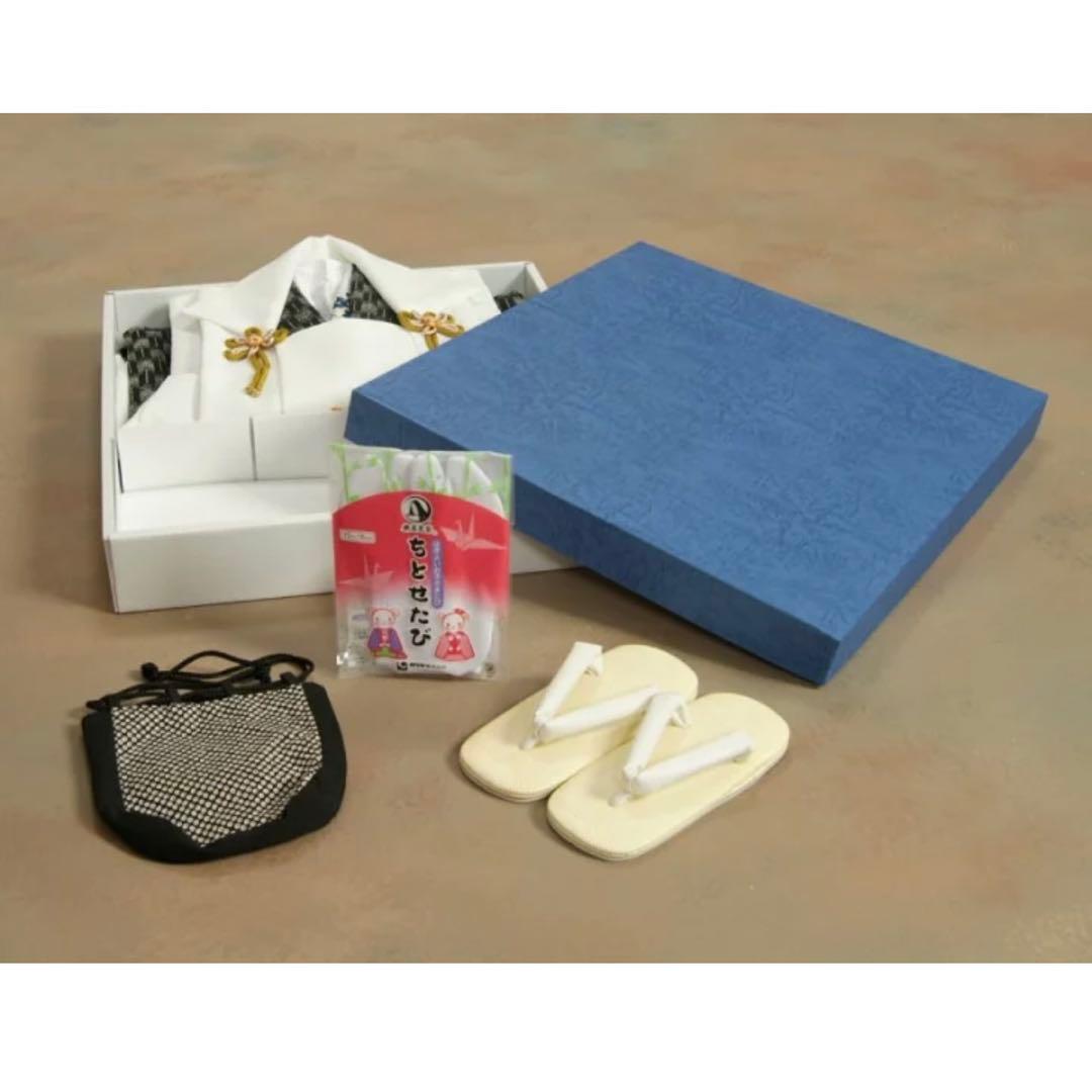 【超美品】七五三 着物セット 草履付き 3歳　男の子　被布