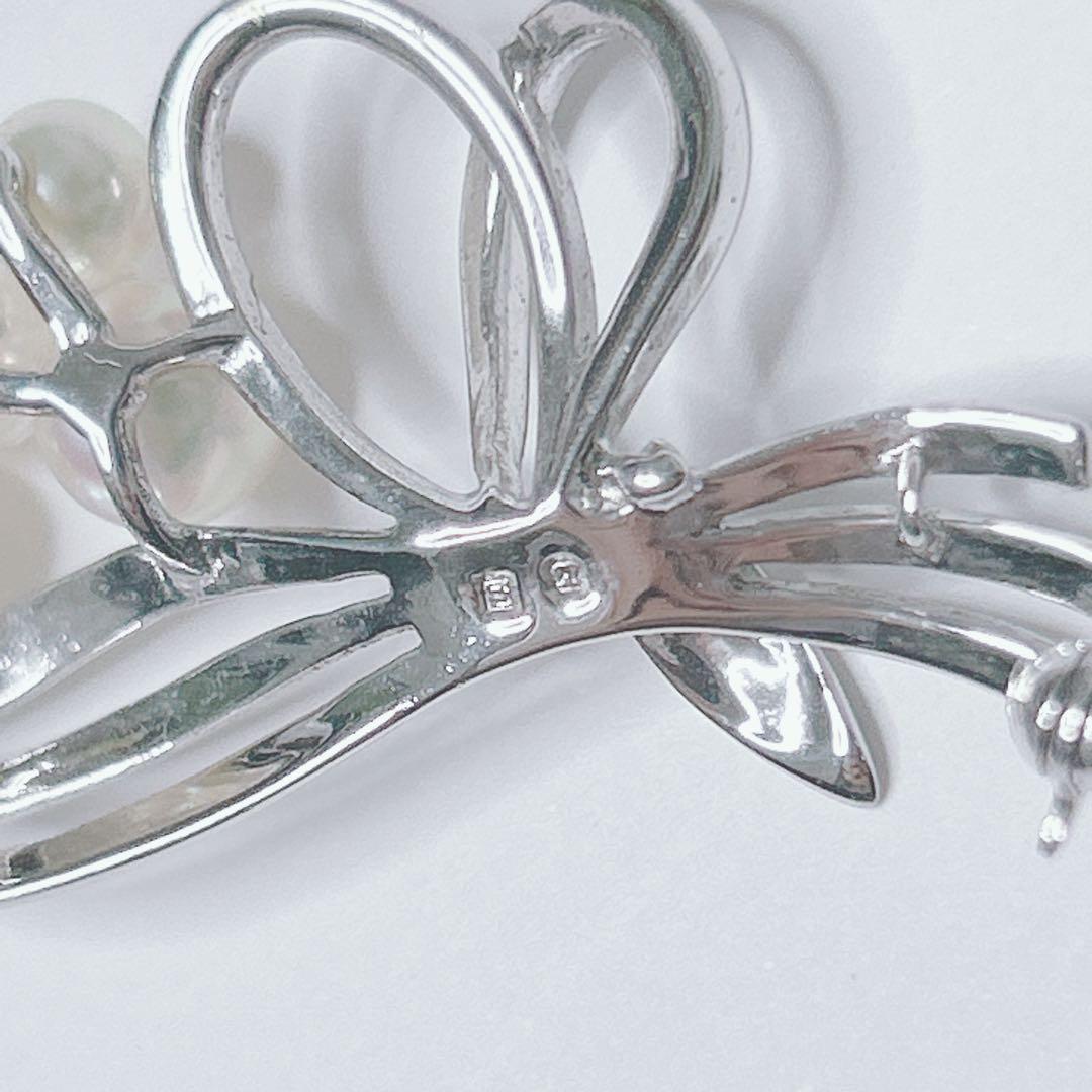 美品　MIKIMOTO アコヤ真珠　ブローチ　コサージュ　本真珠　パール　高級