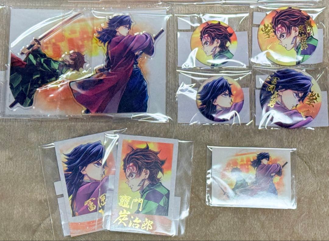 鬼滅の刃　WEBSHOPくじ C106 繋ぐ　義勇　炭治郎　セット販売