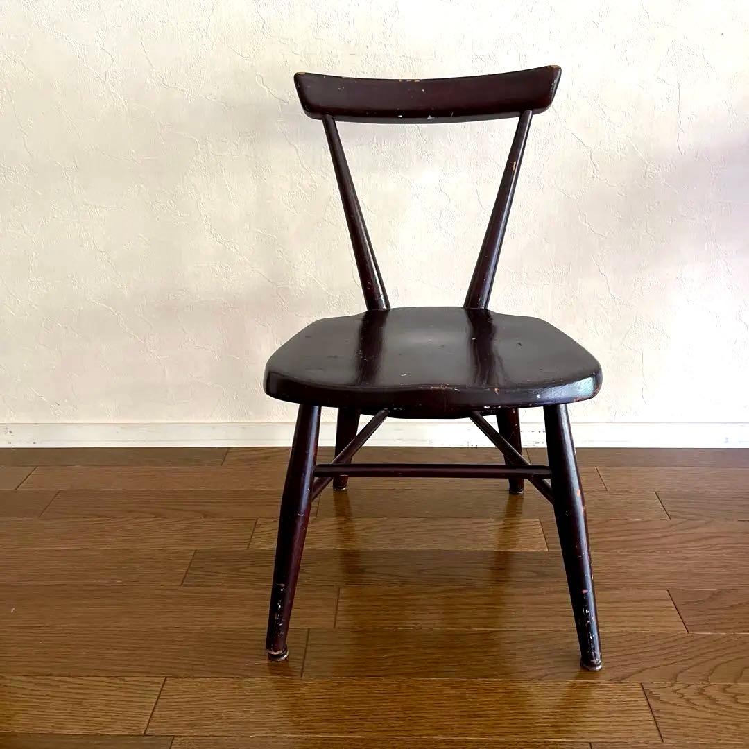 英国アンティーク ERCOLアーコールスタッキングチェア　チャイルド イス　椅子