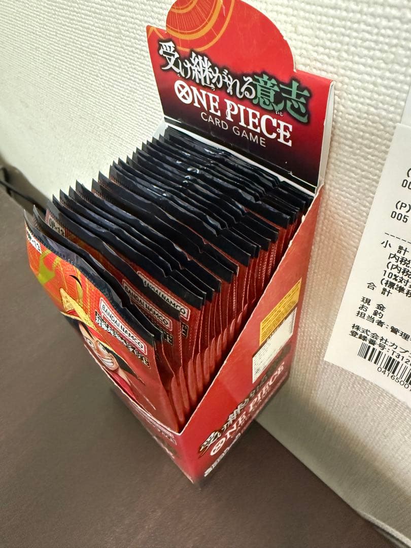 ワンピースカード 受け継がれる意志 24パック 新品未開封