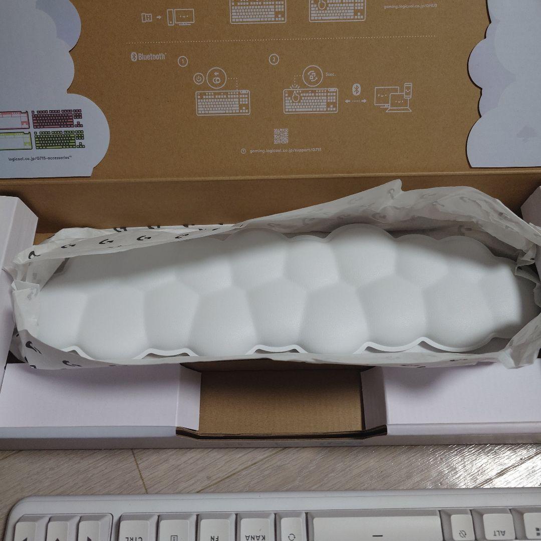 ロジクール G715 ホワイト ゲーミングキーボード