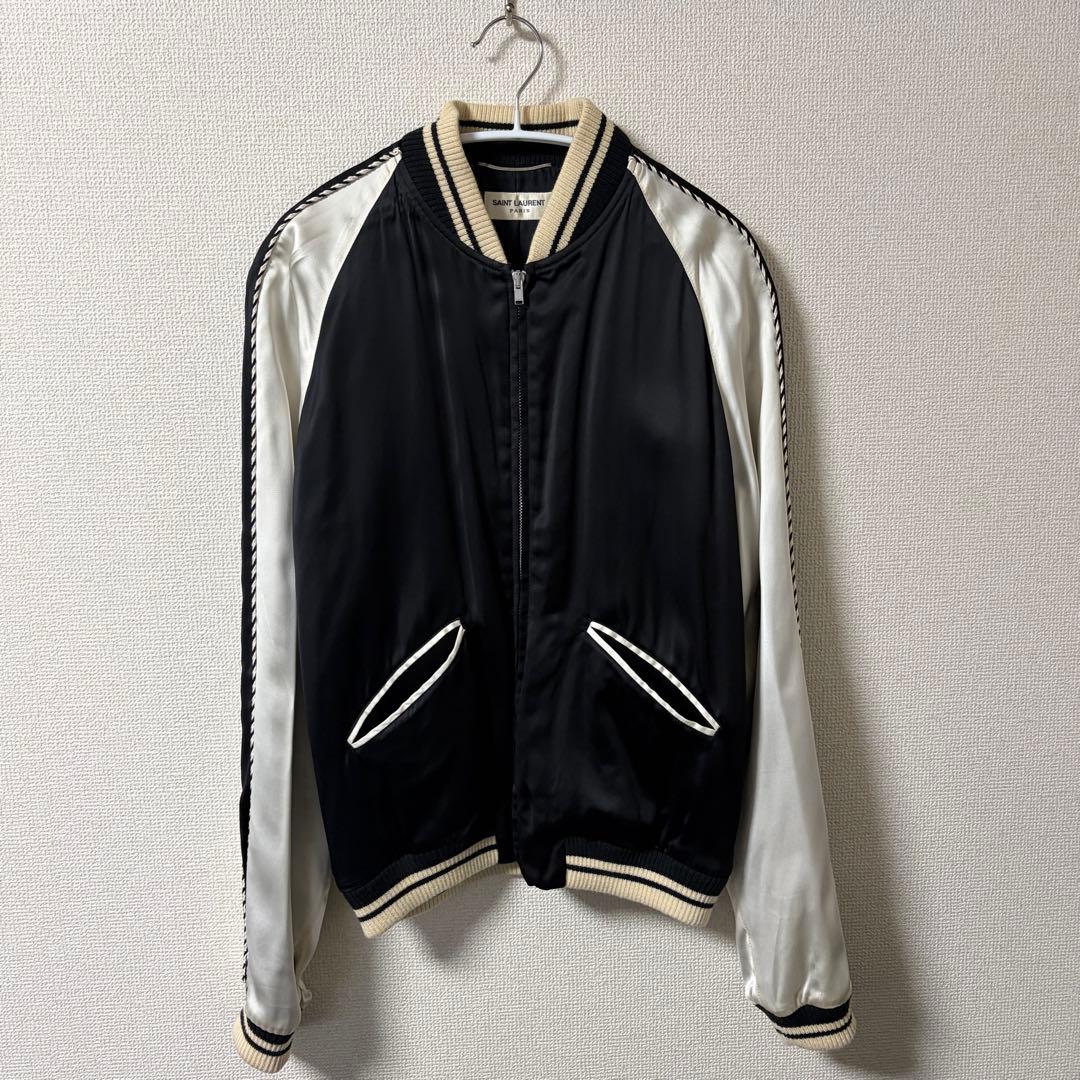 SAINT LAURENT スカジャン ブルゾン ブラック 48 2013