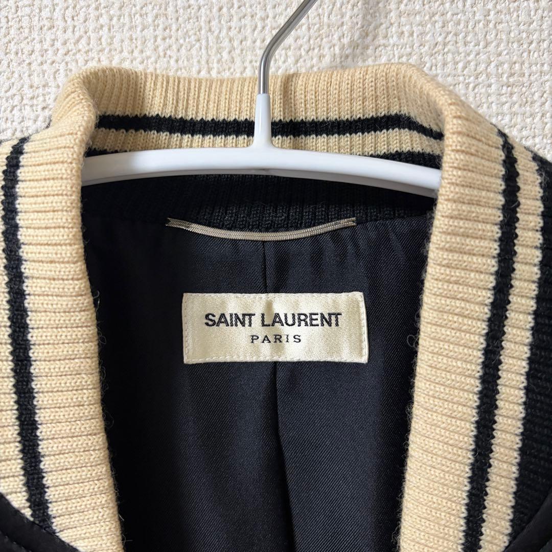 SAINT LAURENT スカジャン ブルゾン ブラック 48 2013