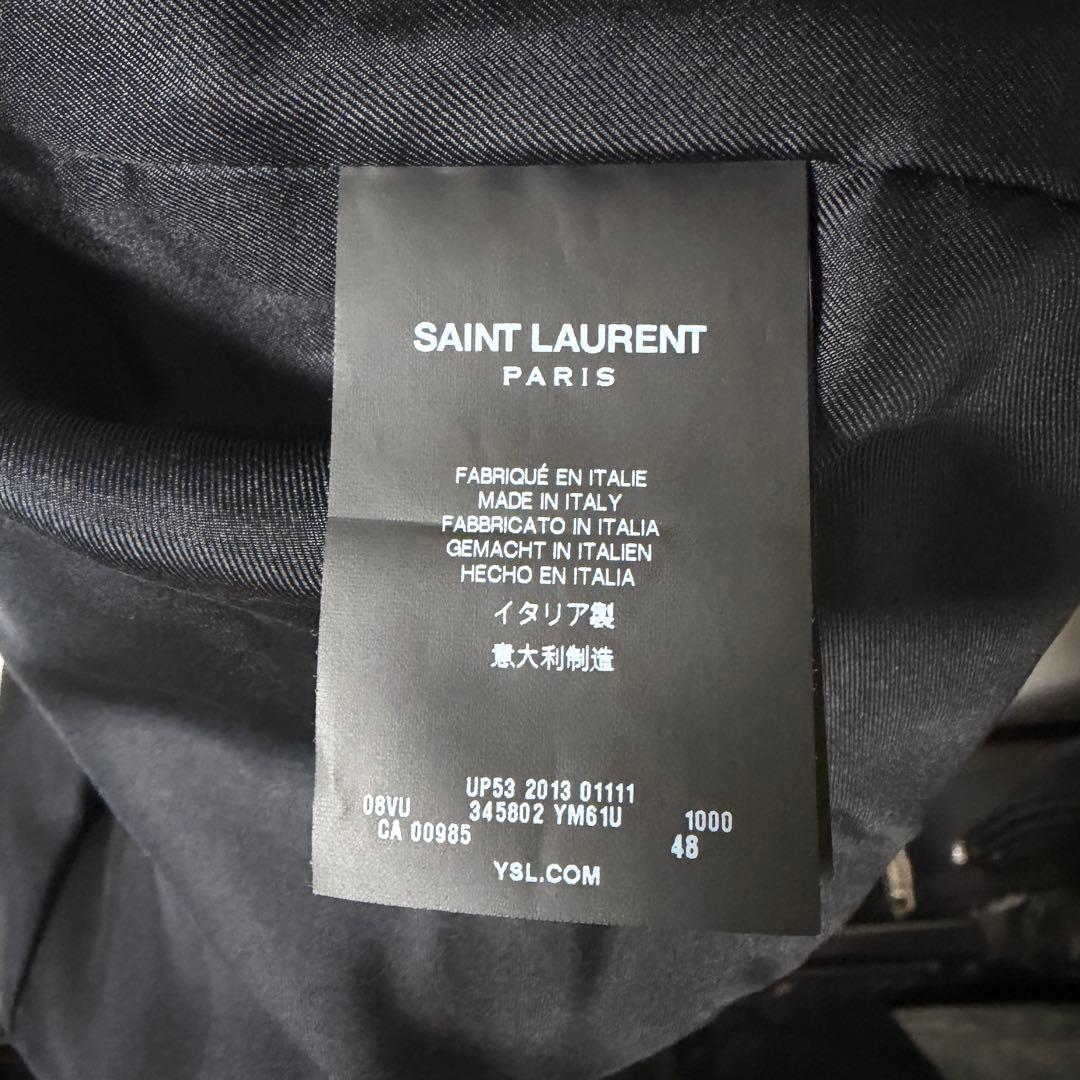 SAINT LAURENT スカジャン ブルゾン ブラック 48 2013