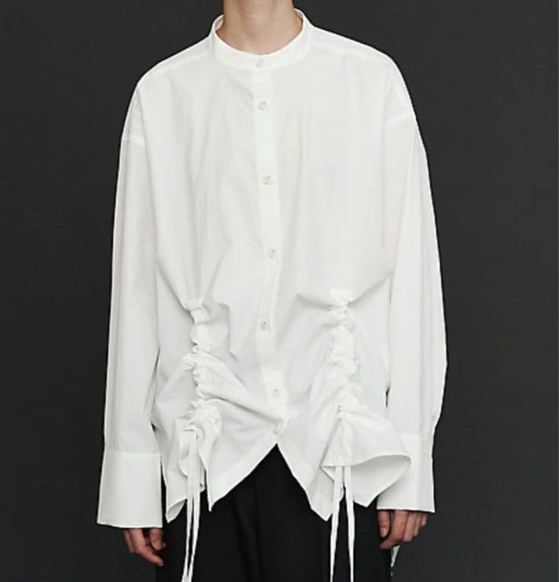 UN3D. HEM GATHER SH ホワイト