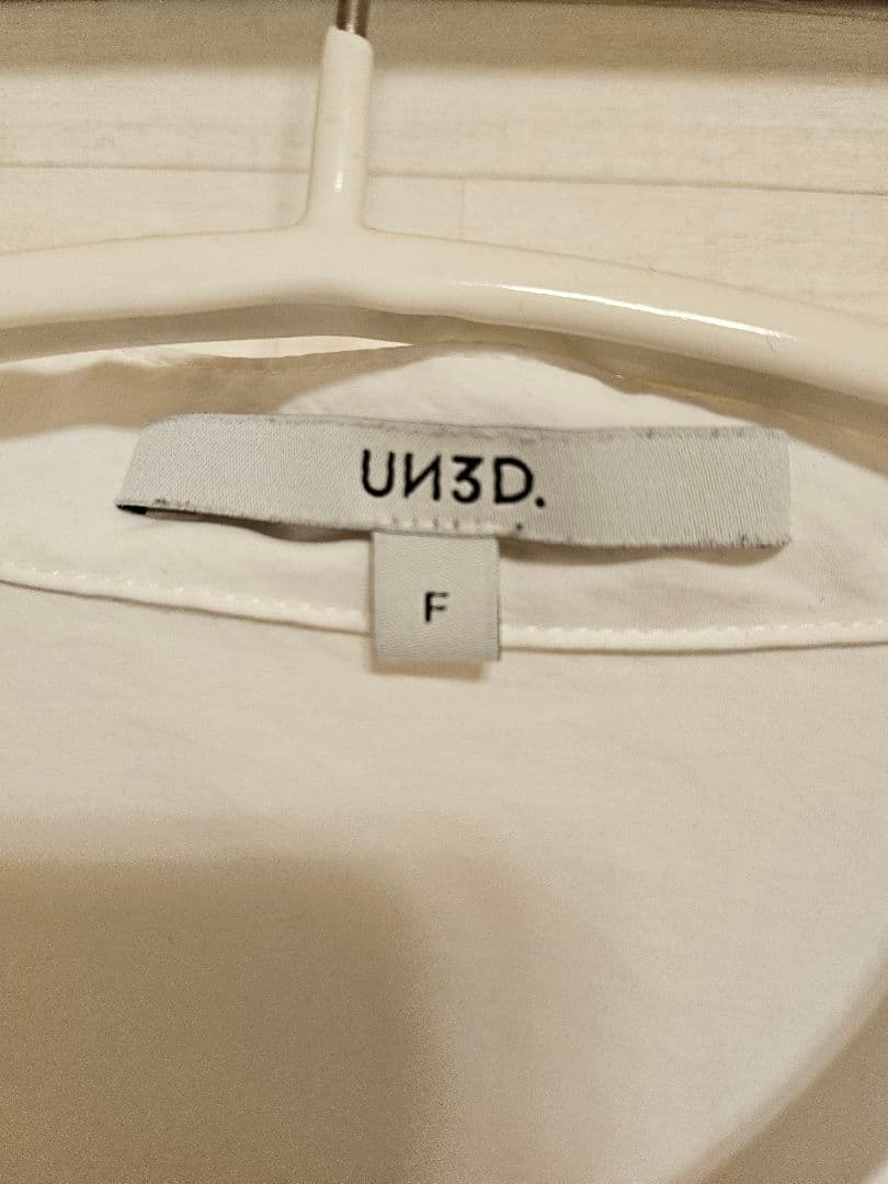 UN3D. HEM GATHER SH ホワイト