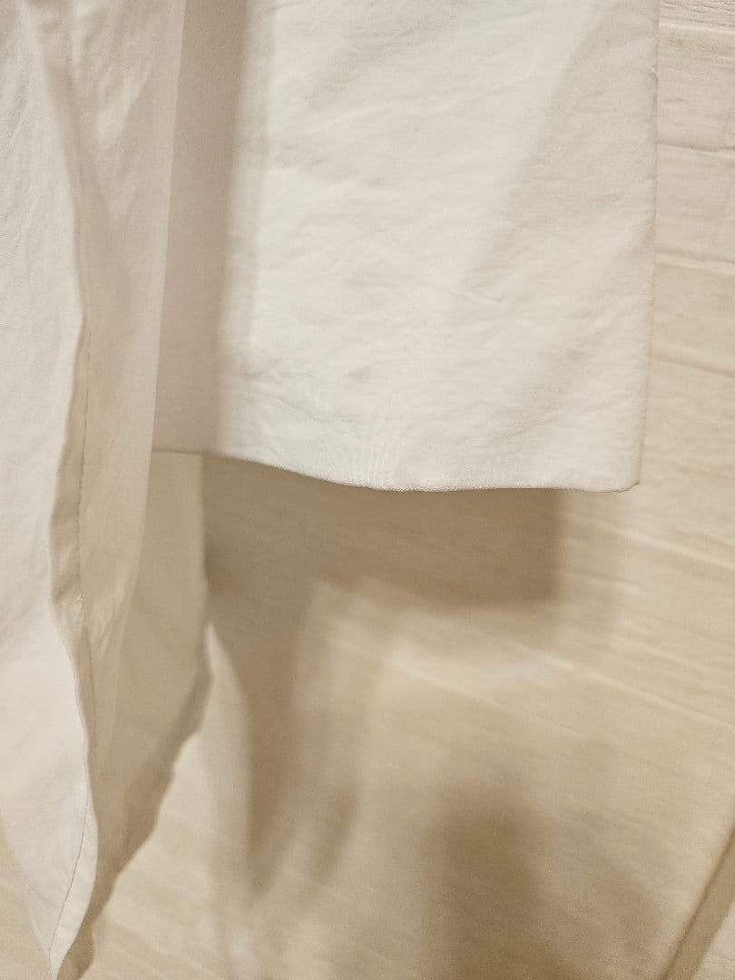 UN3D. HEM GATHER SH ホワイト