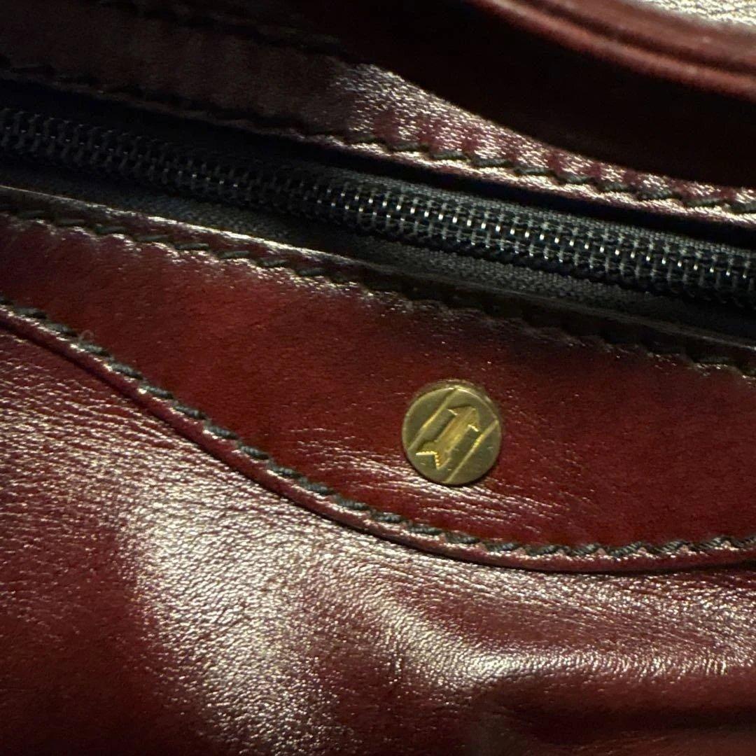 GOLD PFEILダークブラウン レザー バッグ 大容量