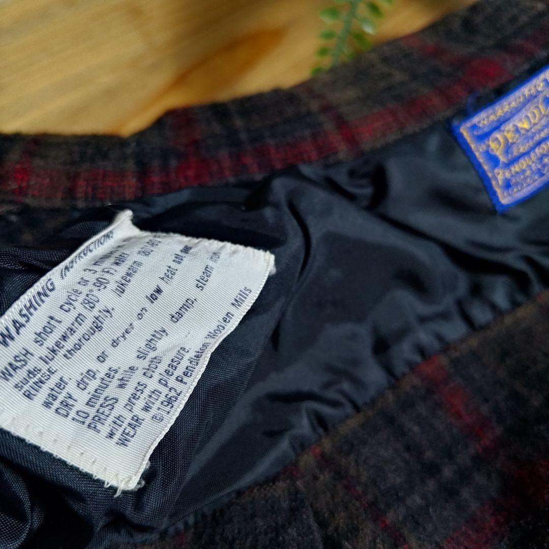 【好配色】60s USA製 PENDLETON ウールボードチェックシャツ