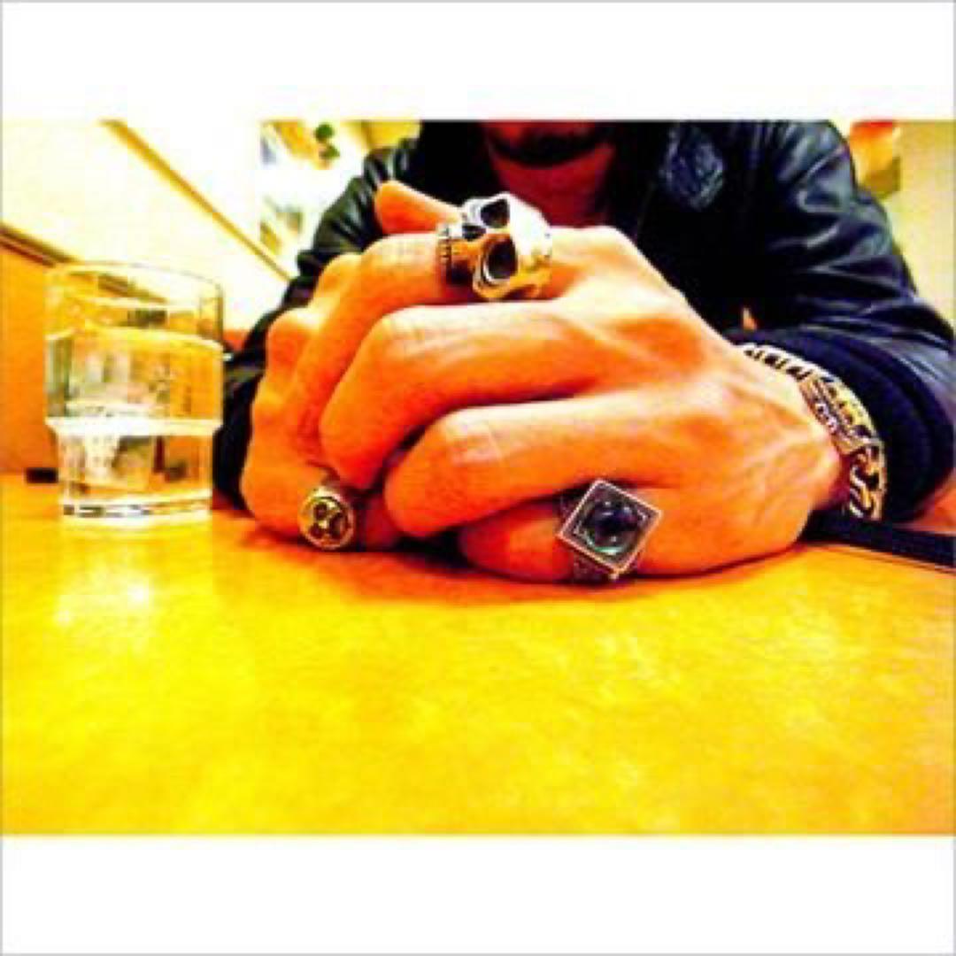 ビッグブラックマリア　ブルートパーズ　リング シルバーアクセサリー　廃盤