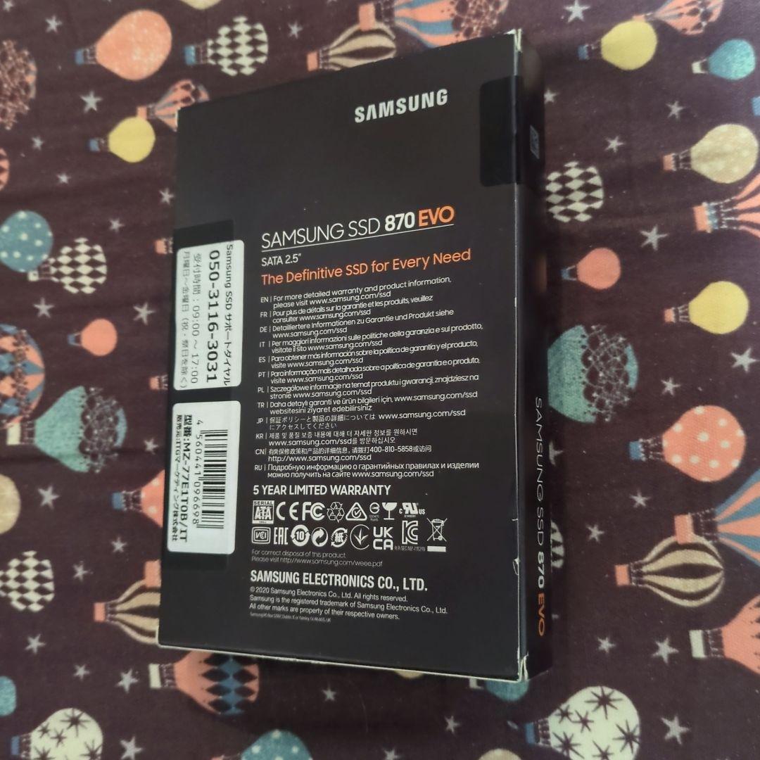 内蔵型SSD Samsung 870 EVO 1TB SSD SATA 2.5\" 1TB