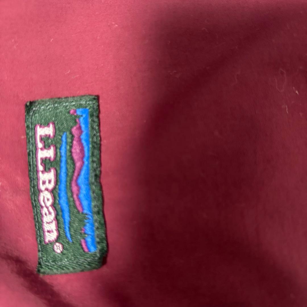 LL Bean バーガンディ ナイロンジャケット