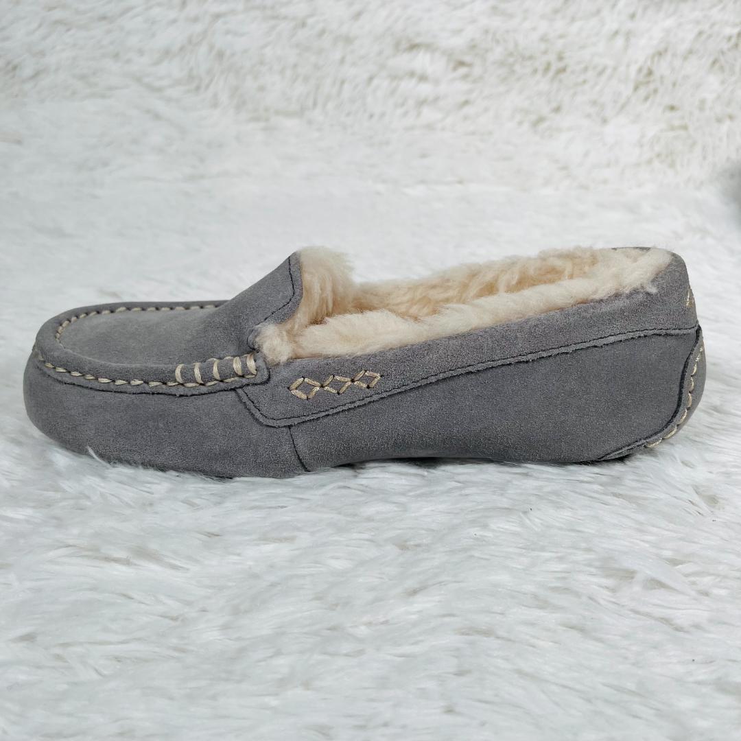 未使用 UGG ANSLEY アンスレー ライトグレー US6 23CM