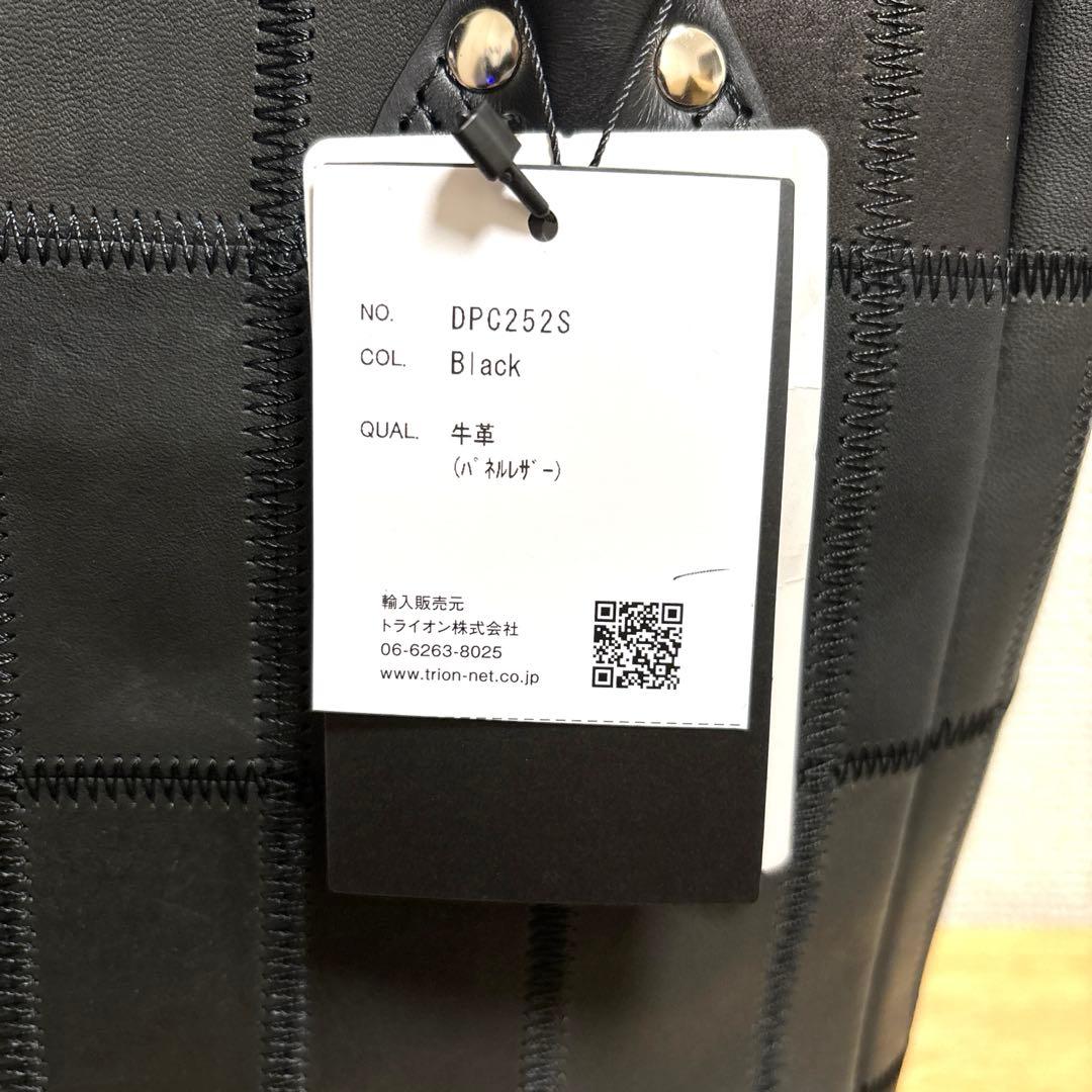 新品✨TRION トライオン 本革 2WAYミニトートバッグ グラブレザー　黒