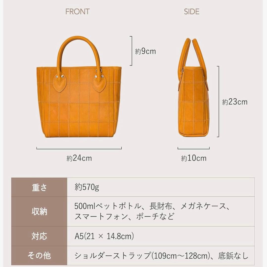 新品✨TRION トライオン 本革 2WAYミニトートバッグ グラブレザー　黒