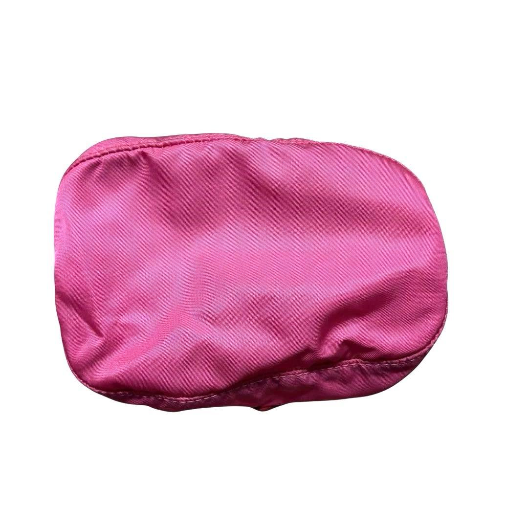 【美品】PRADA プラダ 巾着ポーチ ピンク 希少　人気色