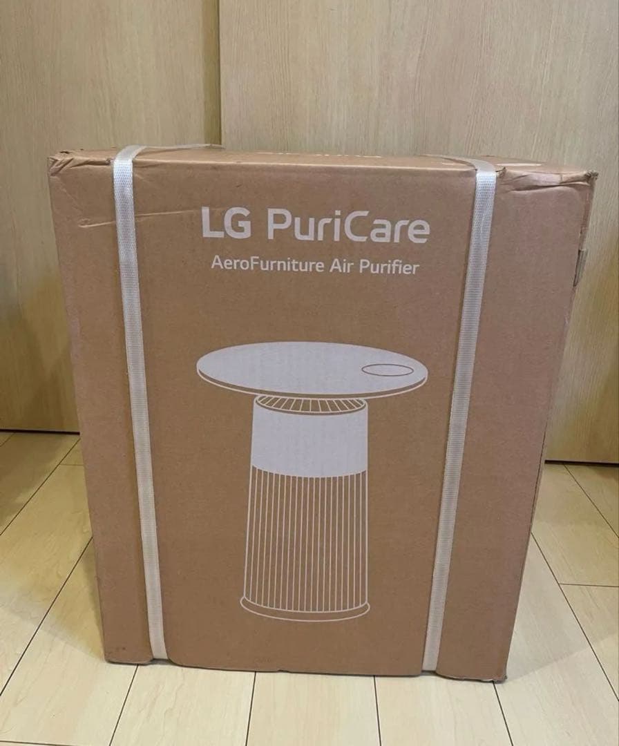 ラウンド型ピュアホワイト マルチ機能空気清浄機 LG AS207PWU0新品