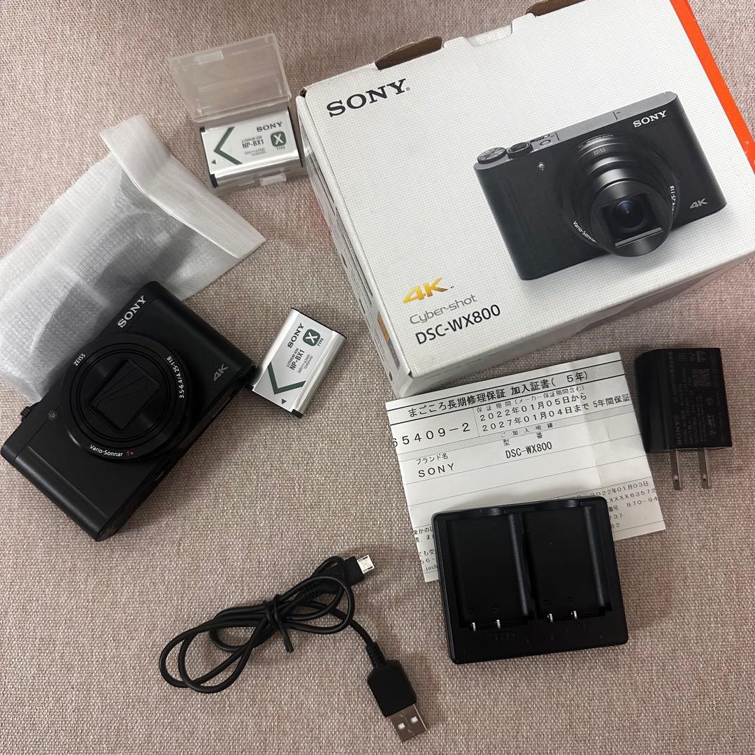 中古品　SONY Cyber-shot DSC-WX800
