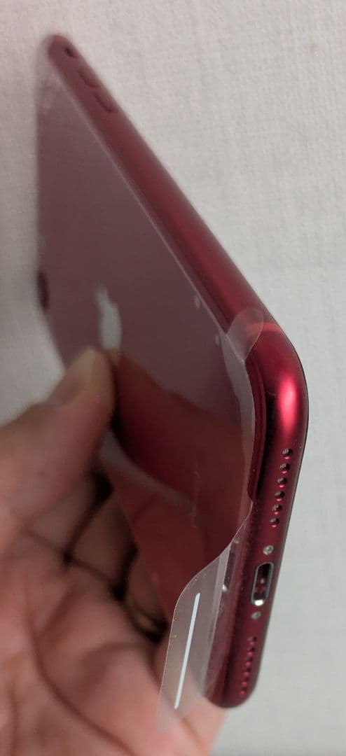 iPhone SE2 RED 64GB 美品 バッテリー81% 未使用付属品完備