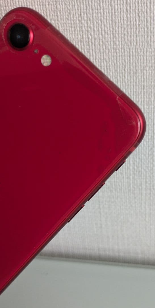 iPhone SE2 RED 64GB 美品 バッテリー81% 未使用付属品完備