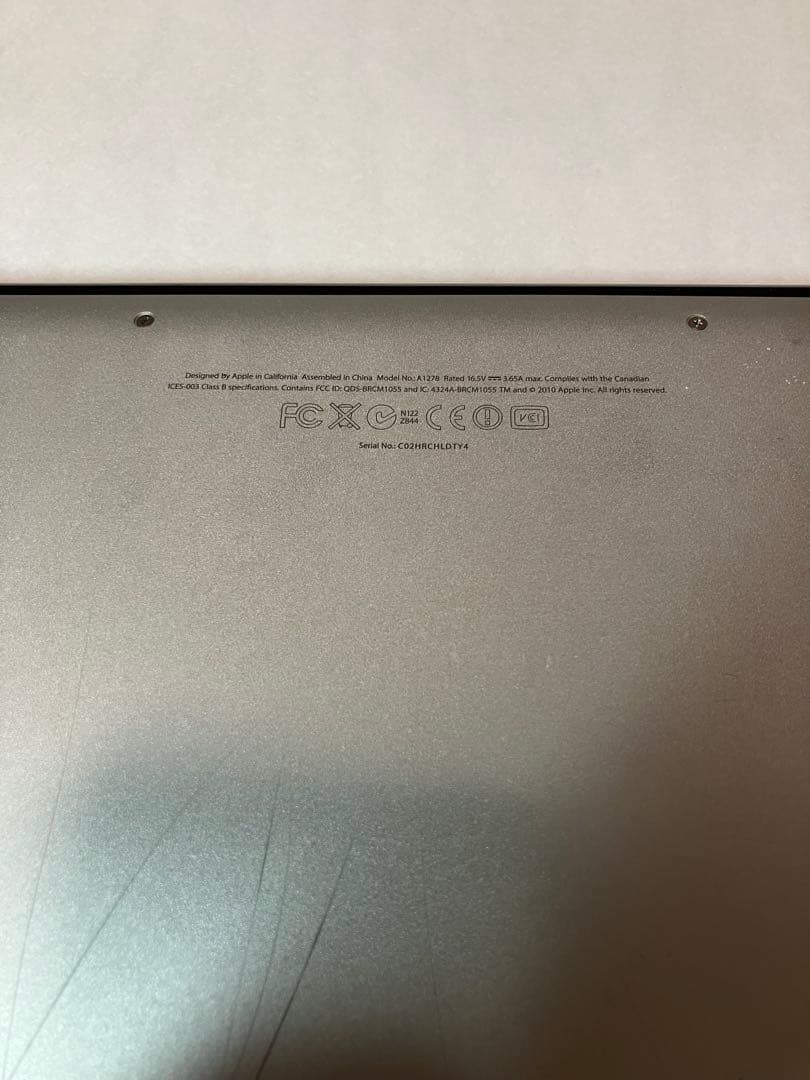 【ジャンク品】MacBook Pro 13-inch, Mid 2012