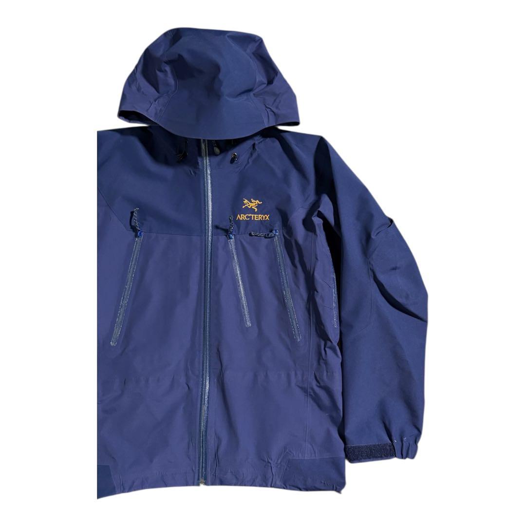 ARC'TERYX THETA AR ネイビー 金ロゴ　マウンテンパーカー