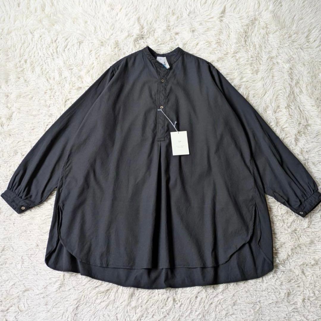 SP（エシュペー）オーガニックコットンオックスフォードスモックシャツ