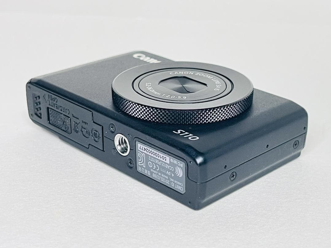 【中古】Canon キヤノン PowerShot S110 ブラック 黒