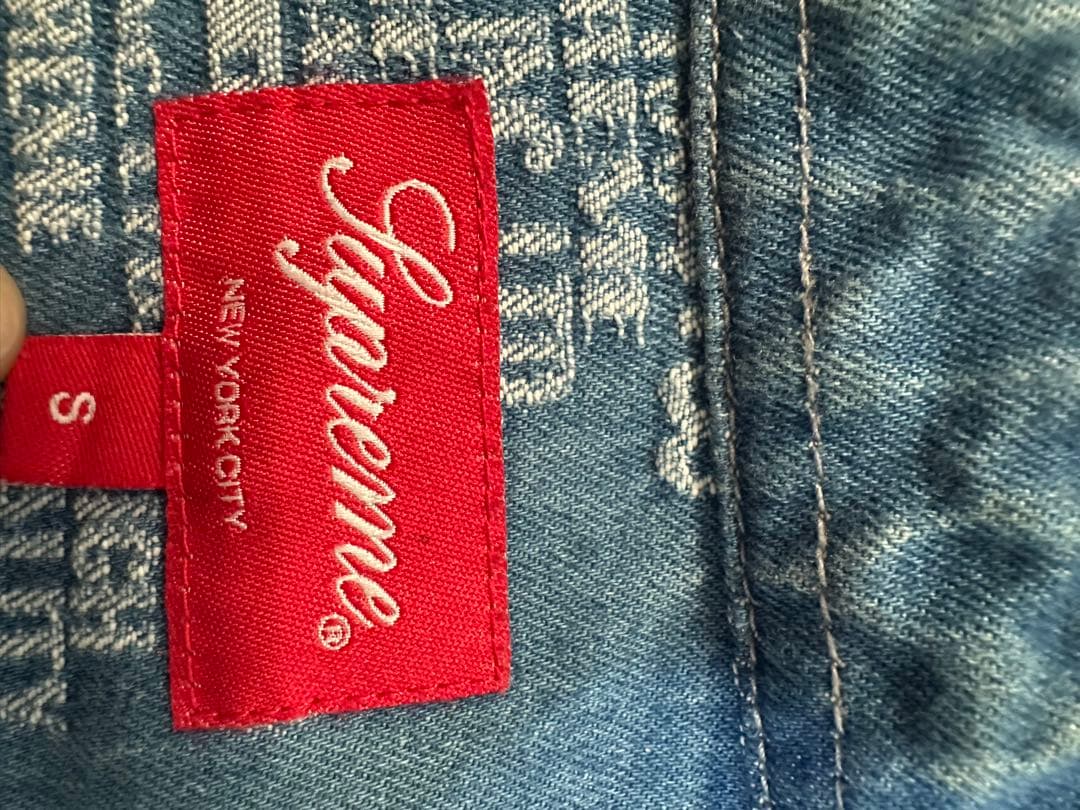 Supreme プリントデニムシャツ